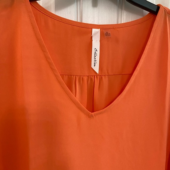 New Ny Collection V Neck Tunic Extra Long Back PP24” - Picture 4 of 7